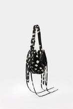 Load image into Gallery viewer, L'Amaca Mini Bag Black & White Deer print