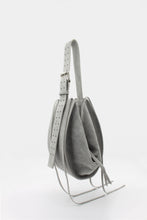 Load image into Gallery viewer, L'Amaca Maxi Bag Suede Light Grey