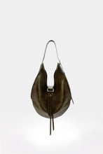 Load image into Gallery viewer, Sunset Midi Bag Pull up Dark militar green