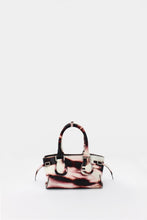 Load image into Gallery viewer, La Mamma Mini Bag Cavallino leather tie dye White and Whine