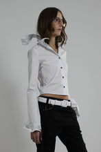 Load image into Gallery viewer, PRE ORDER - Luis Shirt White base and Blue stripes