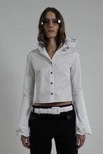 Load image into Gallery viewer, PRE ORDER - Luis Shirt White base and Blue stripes