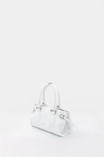 Load image into Gallery viewer, La Mamma Mini Bag Cracklè Leather White