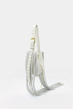 Load image into Gallery viewer, L'Amaca Bag Mini Nappa Fringes Off White