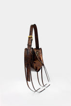 Load image into Gallery viewer, L'Amaca Mini Bag Vernicetta Brown & Beige