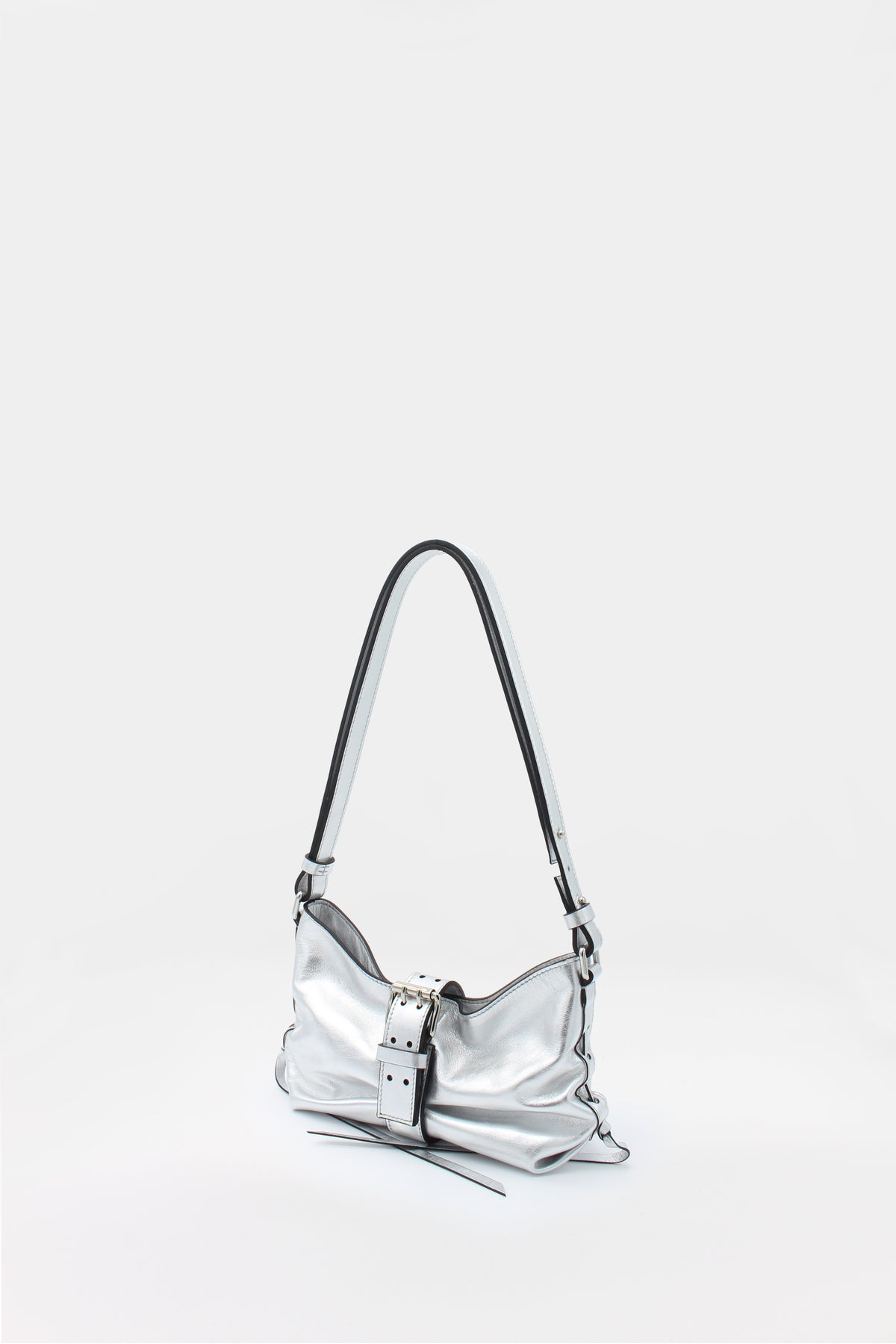 Dragonfly Bag Mini Laminated Silver