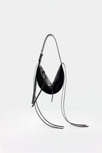 Load image into Gallery viewer, L'Amaca Mini Bag Cocco print leather Black