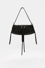 Load image into Gallery viewer, Buckle Bag Midi Engraved Flower Leather