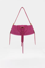 Load image into Gallery viewer, Buckle Bag Midi Suede Ciclamino