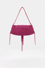 Load image into Gallery viewer, Buckle Bag Midi Suede Ciclamino