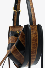 Load image into Gallery viewer, L'Amaca Bag Mini Eel Black and Brown