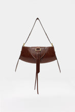 Load image into Gallery viewer, Buckle Midi Bag Vernicetta Root Brown