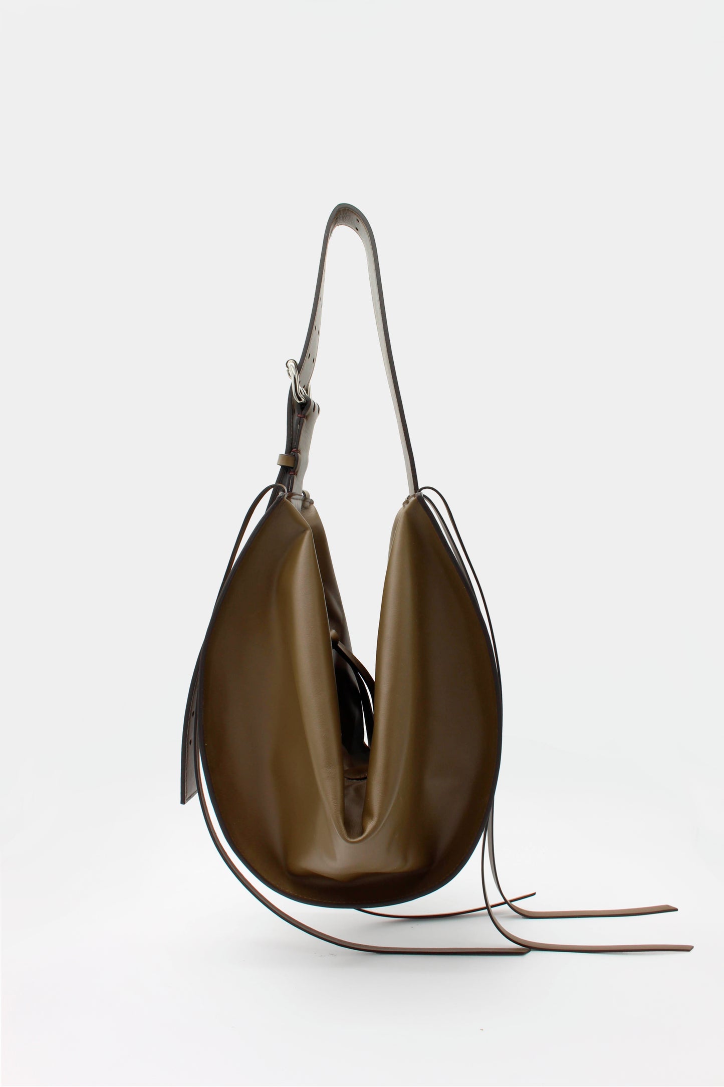 L'Amaca Maxi Bag Nappa Artichoke green