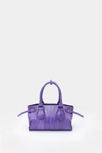 Load image into Gallery viewer, La Mamma Mini Bag Eel print leather Lilla
