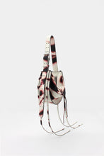 Load image into Gallery viewer, L'Amaca Mini Bag Cavallino Tie Dye Leather White and Wine
