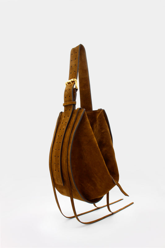 L'Amaca Maxi Bag Suede Tabacco