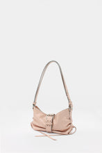 Load image into Gallery viewer, Dragonfly Mini Bag Ostrich print Leather Light Pink
