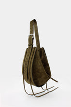 Load image into Gallery viewer, L'Amaca Maxi Bag Suede Hunter green
