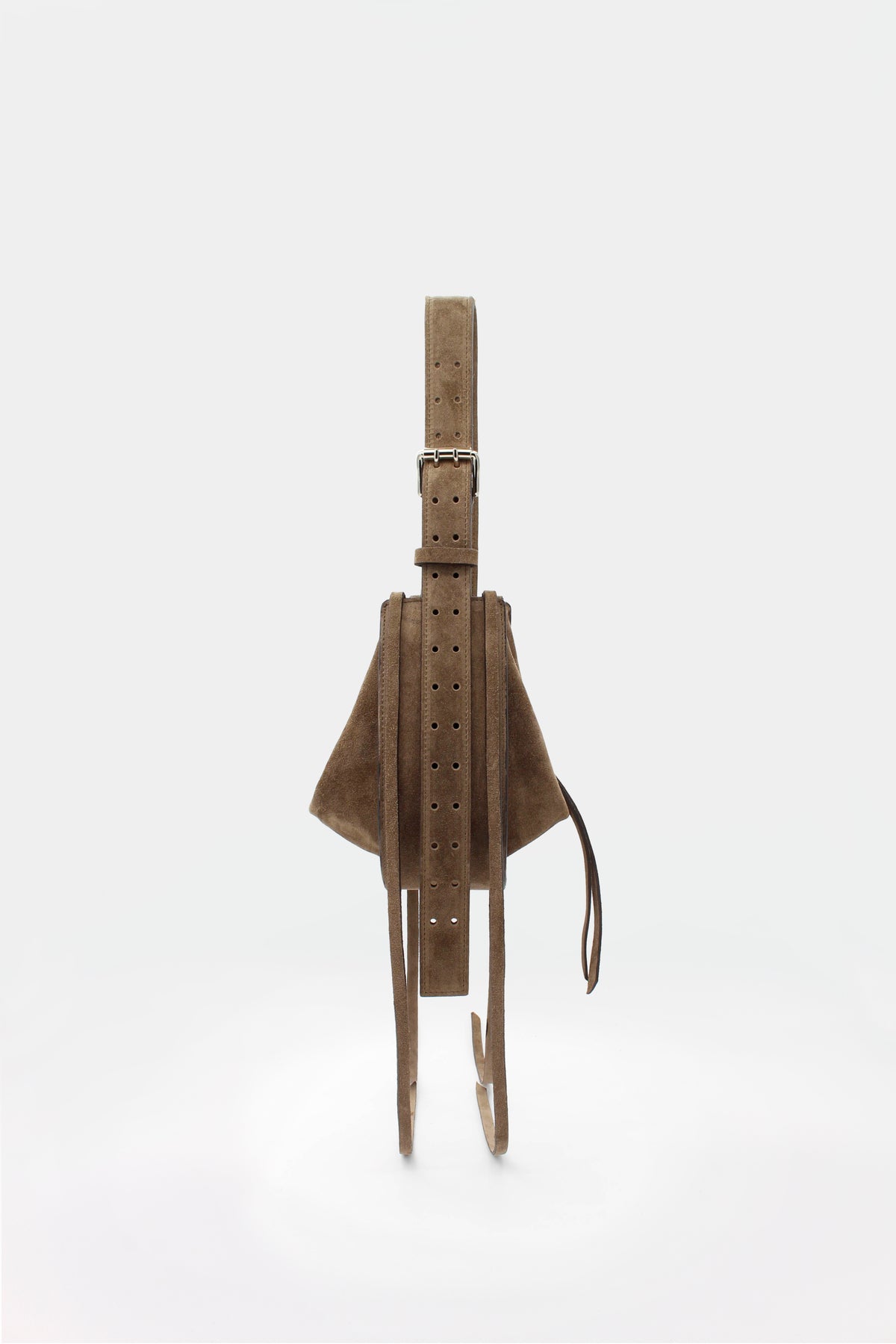 L'Amaca Mini Bag Suede Stone