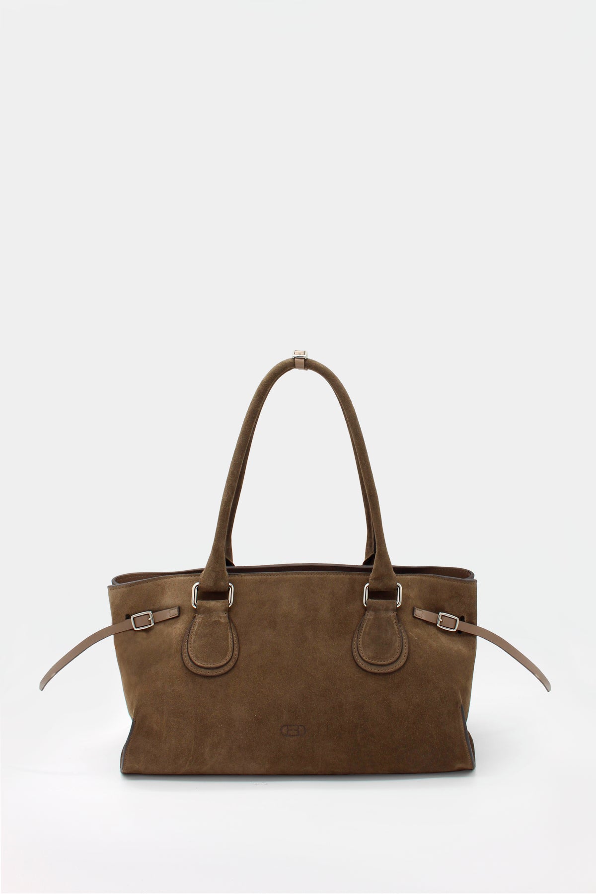 La Mamma Midi Bag Suede Stone & Shale