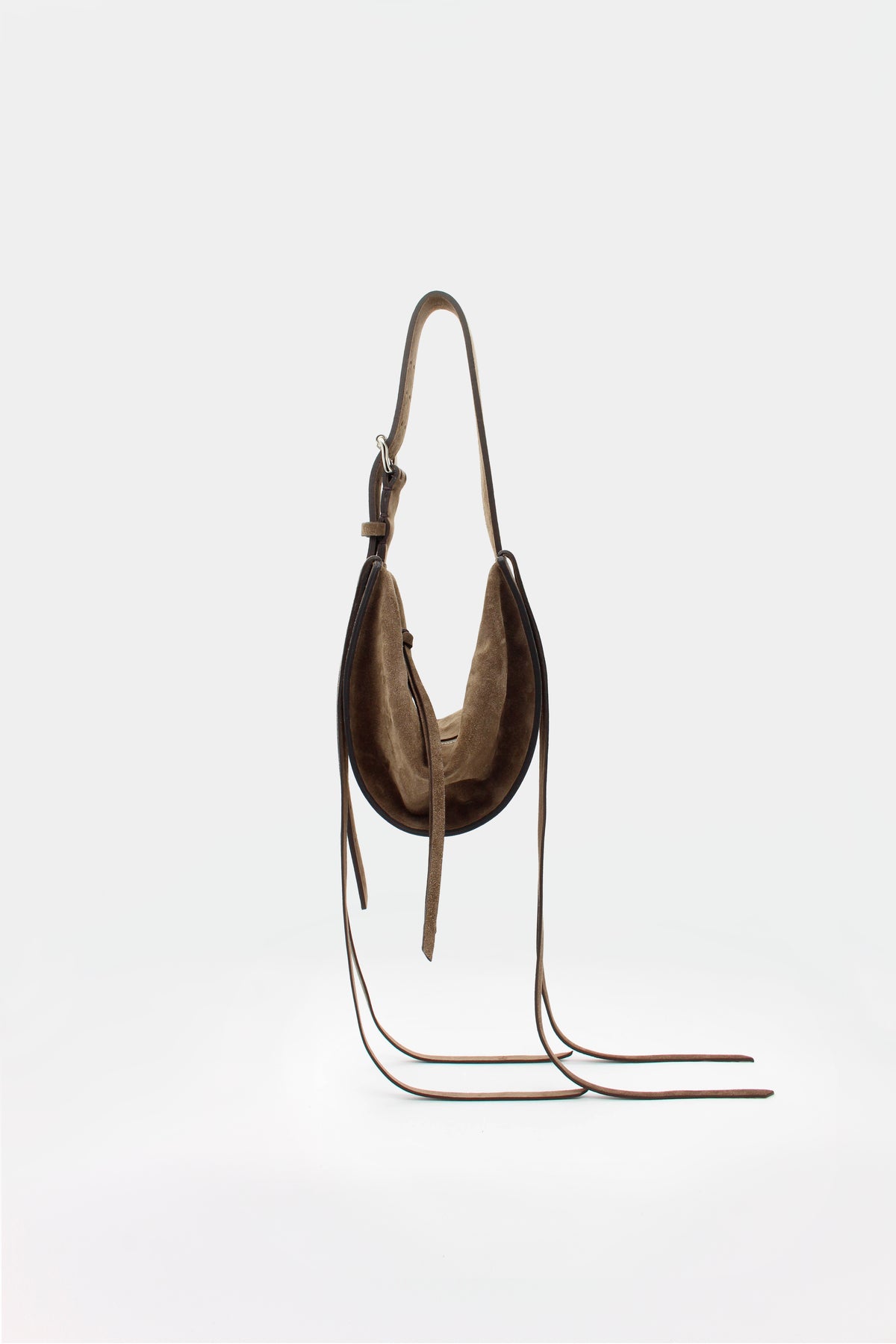 L'Amaca Mini Bag Suede Stone