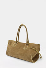 Load image into Gallery viewer, La Mamma Maxi Bag Suede Sand and Olive
