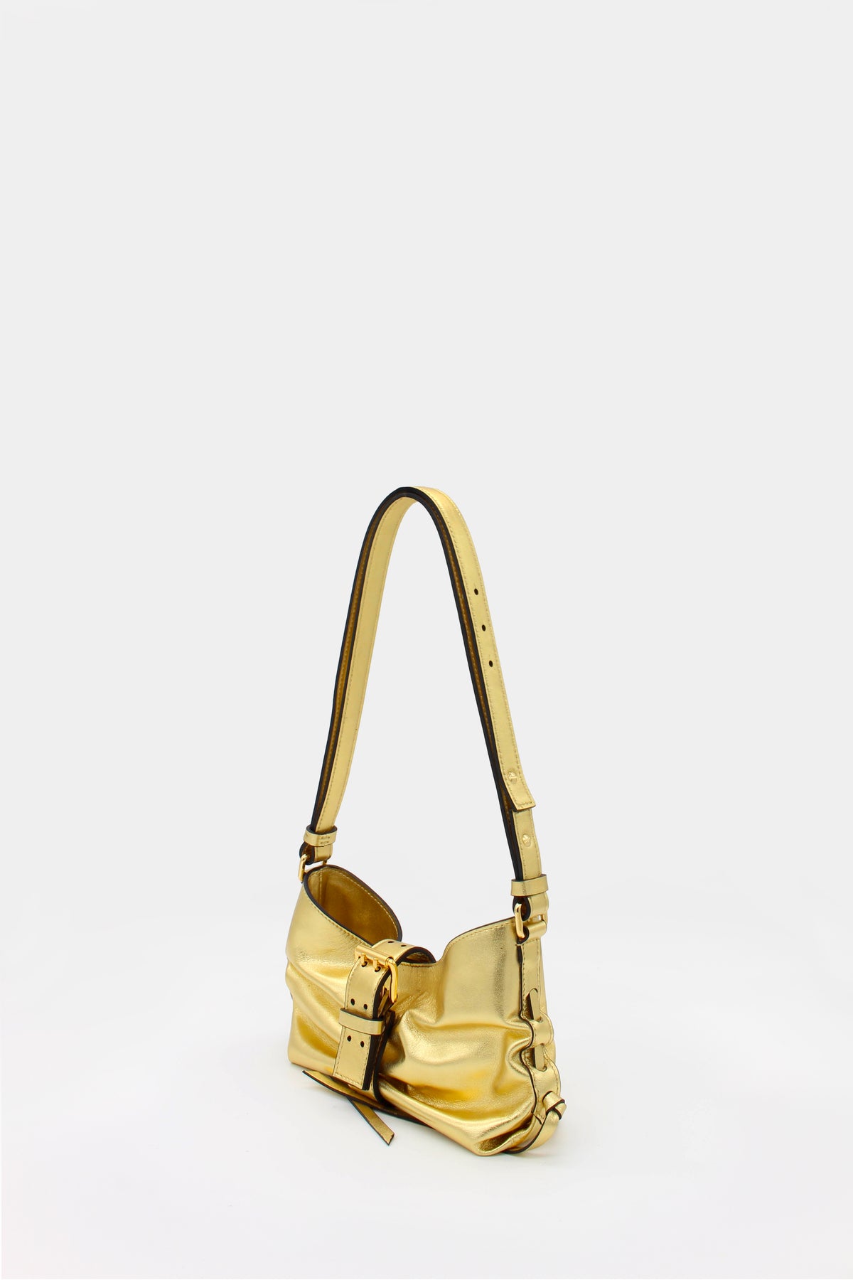 Dragonfly Mini Bag Nappa Laminated Gold