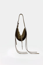 Load image into Gallery viewer, L'Amaca Mini Bag Suede Hunter Green
