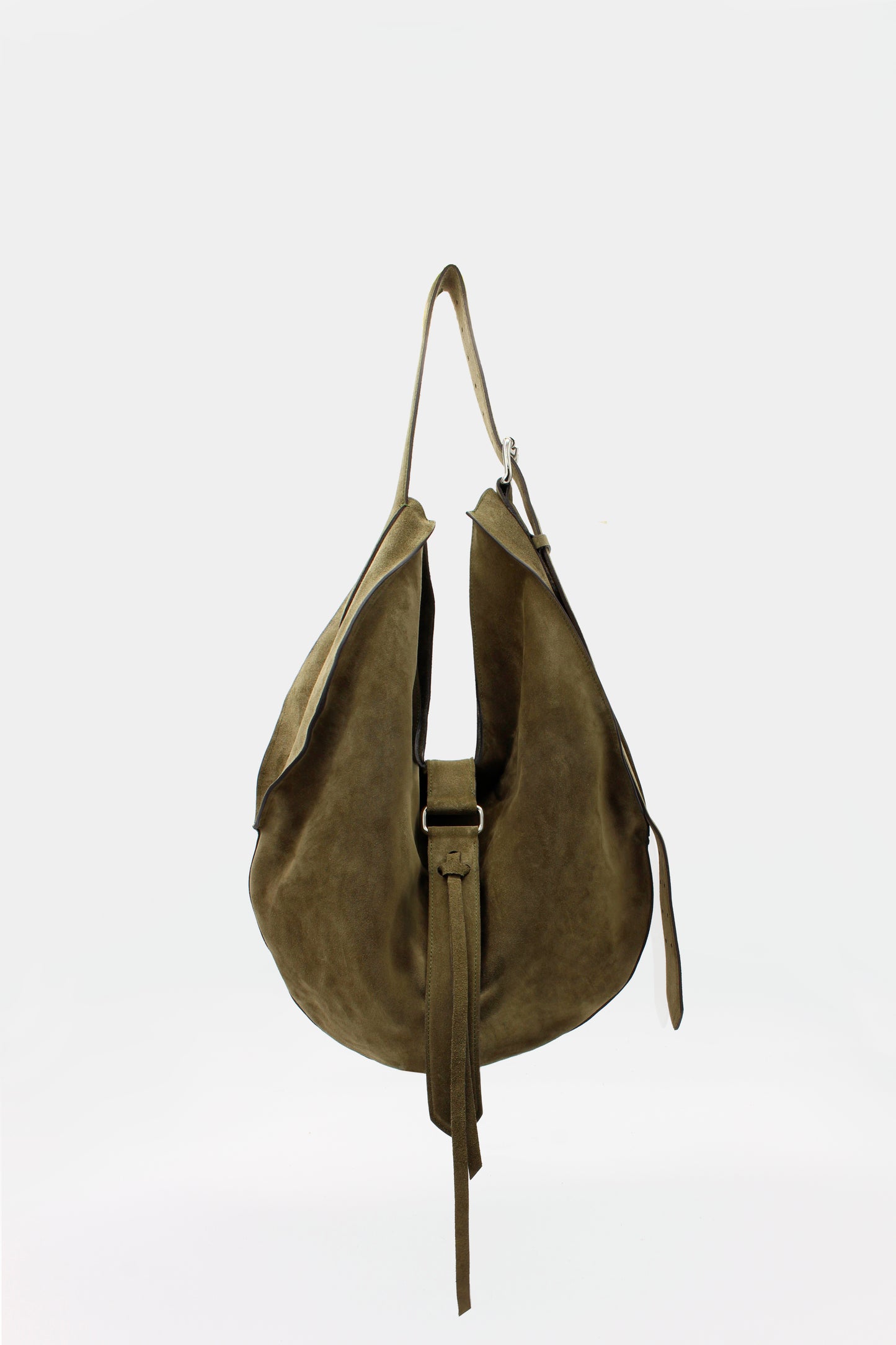 Sunset Maxi Bag Suede Hunter green