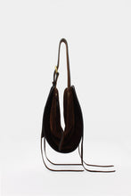 Load image into Gallery viewer, L&#39;Amaca Maxi Bag Suede Caffè
