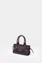 Load image into Gallery viewer, La Mamma Mini Bag Vernicetta Snake Leather Vinaccia
