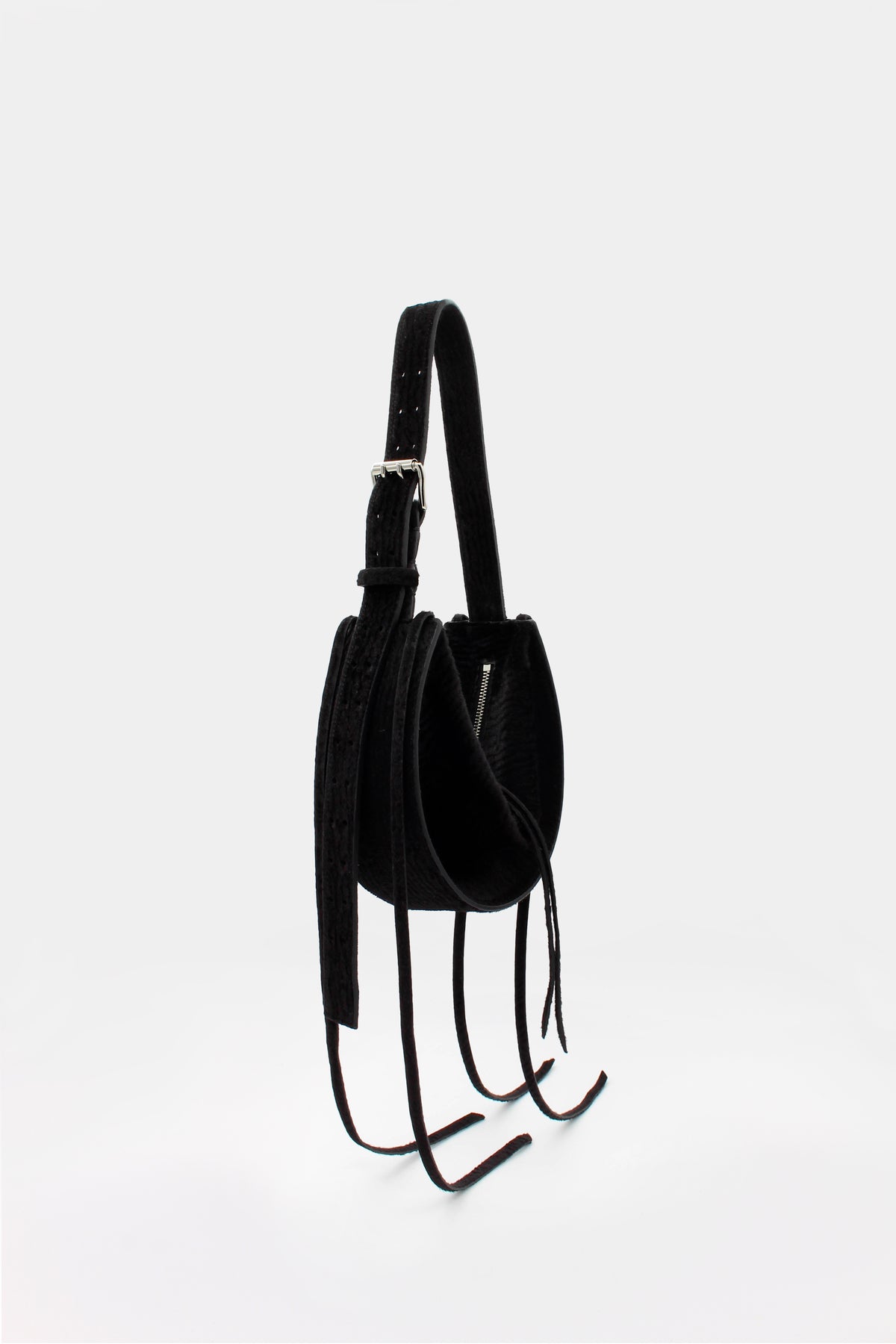 L'Amaca Mini Bag Cavallino Astrackan Black