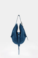 Load image into Gallery viewer, Sunset Midi Bag Suede Lagoon blu
