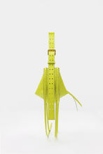 Load image into Gallery viewer, L&#39;Amaca Mini Bag Ostrich print Leather Lime

