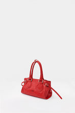 Load image into Gallery viewer, PRE ORDER - La Mamma Mini Bag Dark Red Crocodile print Leather
