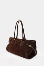 Load image into Gallery viewer, PRE ORDER - La Mamma Maxi Bag Suede Leather Caffe&#39;

