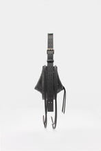 Load image into Gallery viewer, L&#39;Amaca Mini Bag Christals on Leather Grey and Cement
