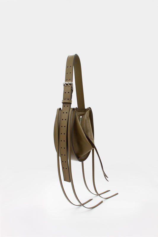 L'Amaca Mini Bag Nappa Antichocke green