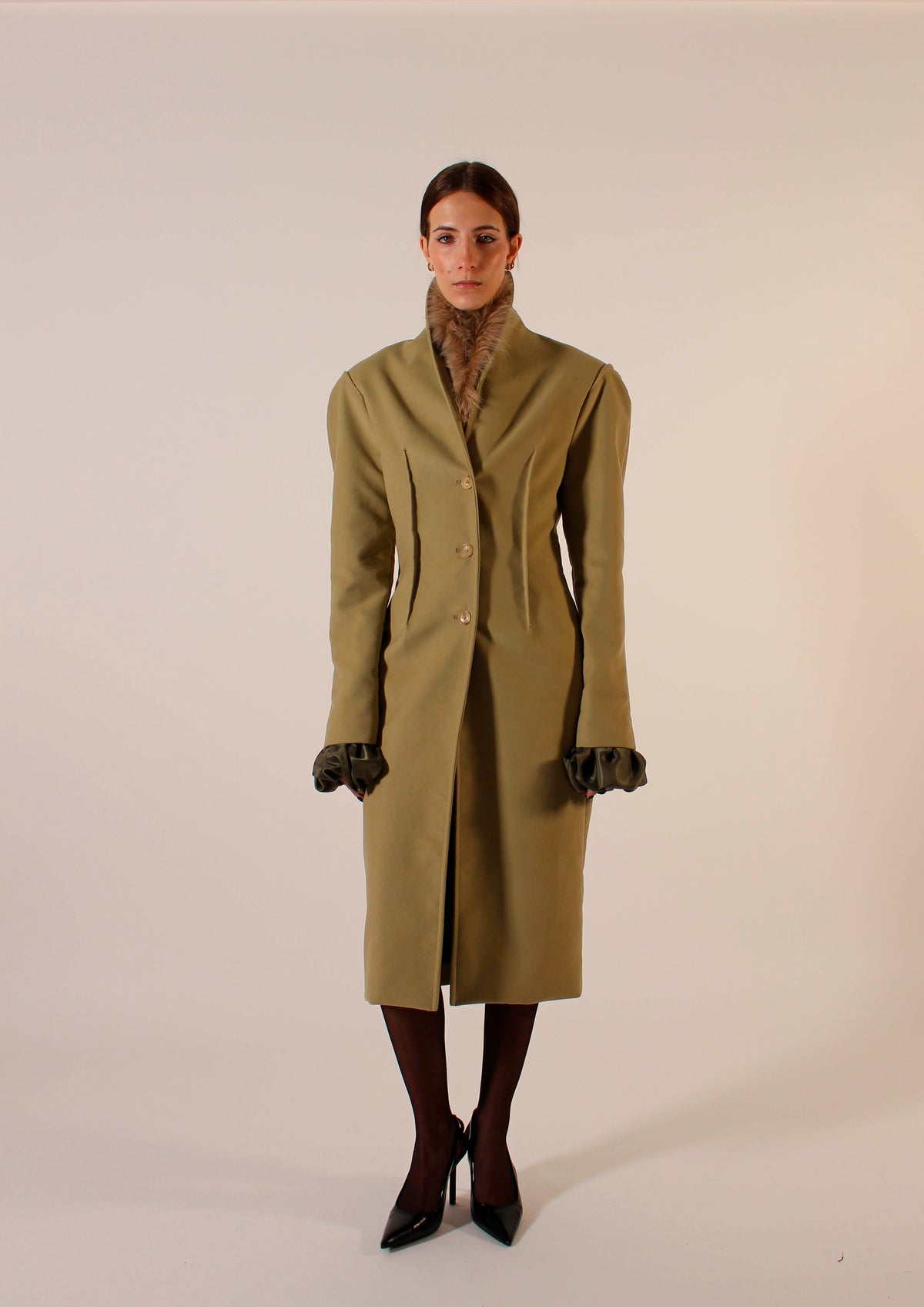 PRE ORDER - Diana coat Selva green