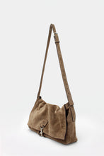 Load image into Gallery viewer, La Bisaccia Midi Bag Suede Stone
