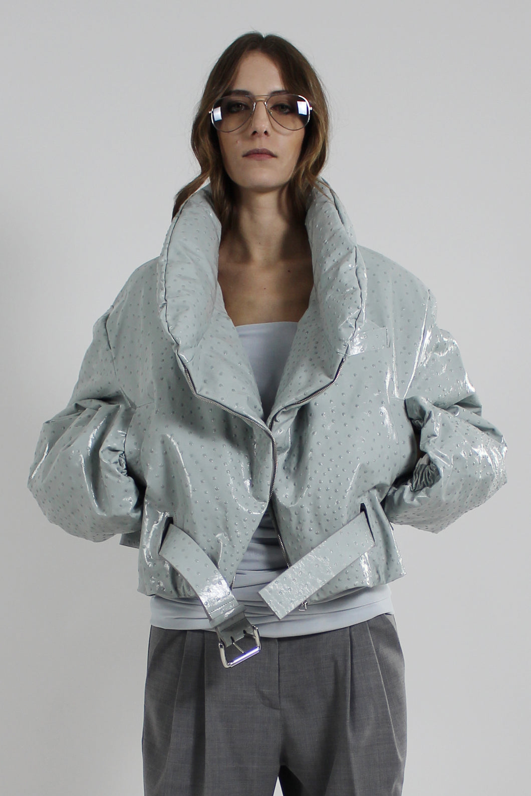 PRE ORDER - Christie Bomber Grey Sky