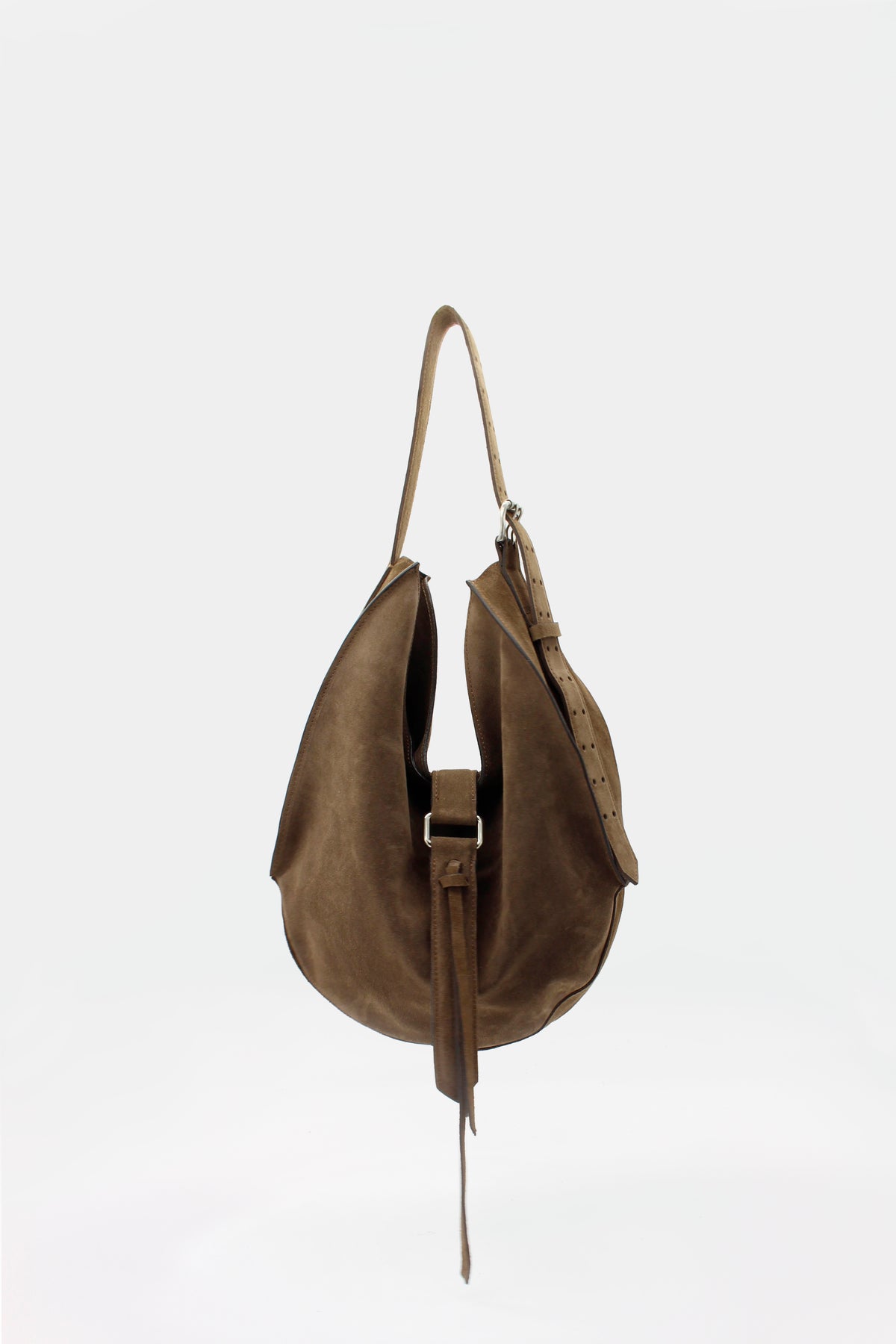 Sunset Midi Bag Suede Stone