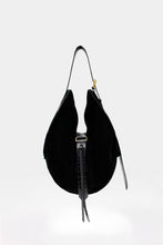 Load image into Gallery viewer, Sunset Maxi Bag Suede Black &amp; Cocco Black
