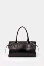 Load image into Gallery viewer, La Mamma Midi Bag Pull up Black
