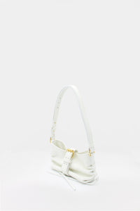 Dragonfly Mini Bag Tumbled Leather Off White