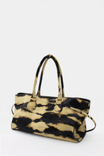 Load image into Gallery viewer, La Mamma Maxi Bag Cavallino Leather Tye-Dye Sand Black
