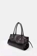 Load image into Gallery viewer, La Mamma Midi Bag Pull up Black
