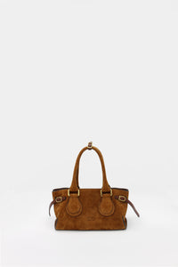 PRE ORDER - La Mamma Mini Bag Suede Caramel