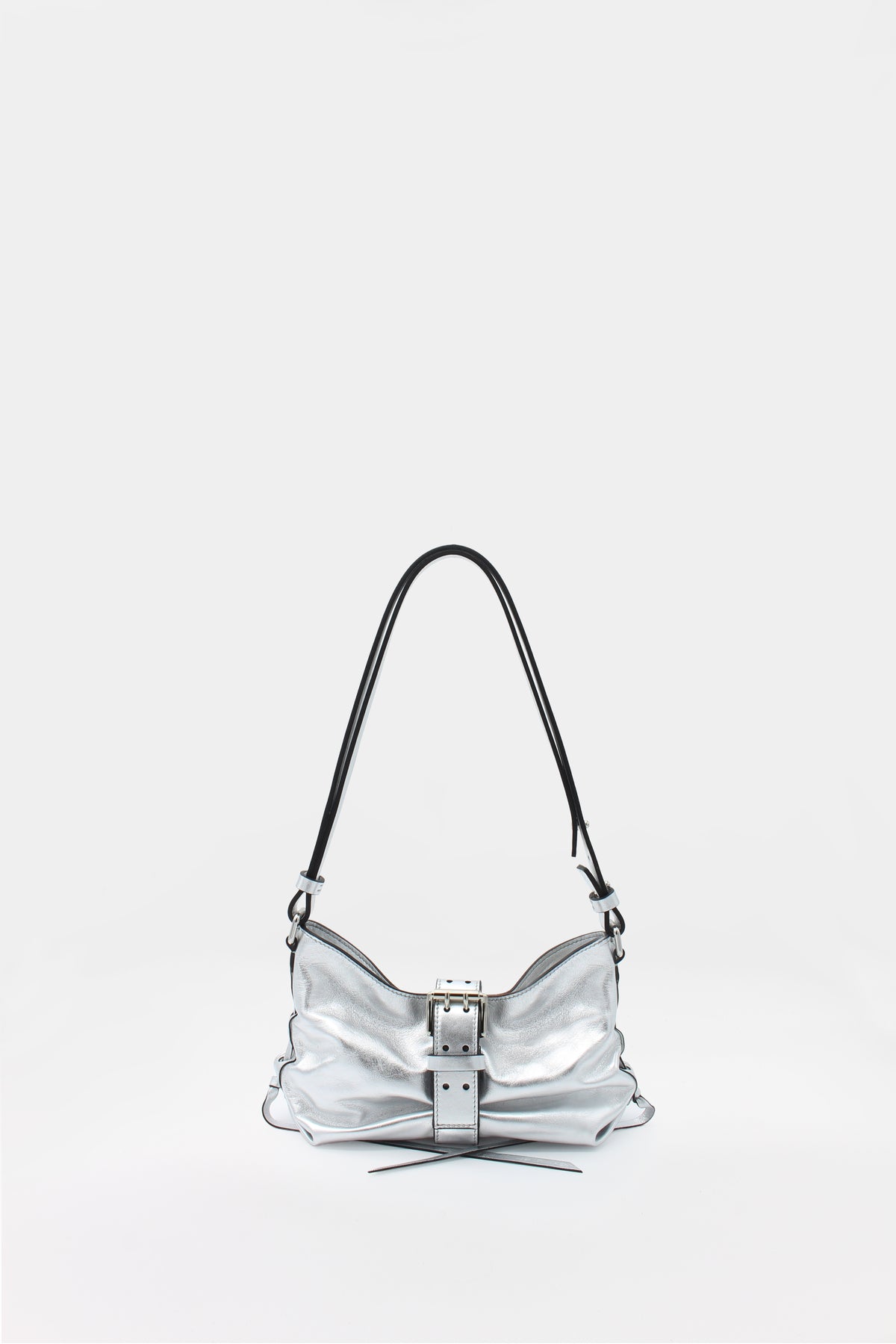 Dragonfly Bag Mini Laminated Silver