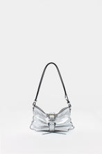 Load image into Gallery viewer, Dragonfly Bag Mini Laminated Silver

